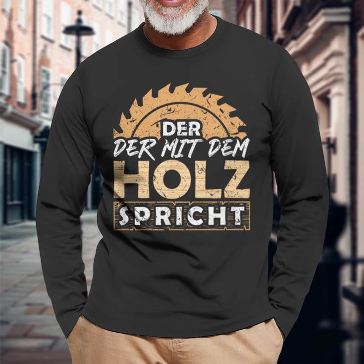 Carpenters Meister Wooden Langarmshirts Geschenke für alte Männer