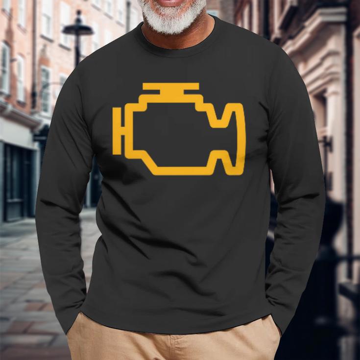 Check Engine Langarmshirts Geschenke für alte Männer