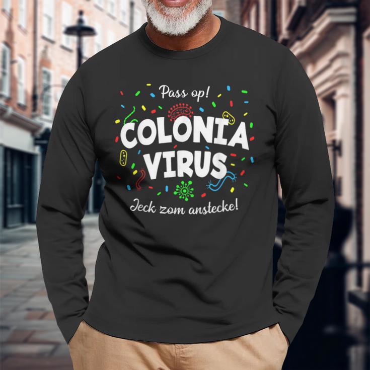 Coloniairus Carnival Outfit Cologne Kölsch Jeck Flu Langarmshirts Geschenke für alte Männer