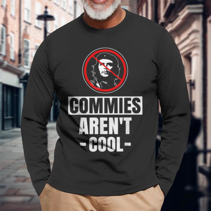 Commies Aren't Cool Anti-Communism S Langarmshirts Geschenke für alte Männer