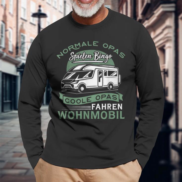 Coole Opas Fahren Wohnmobil Camping & Camper Langarmshirts Geschenke für alte Männer