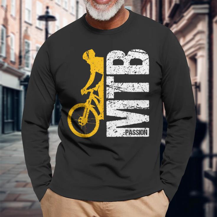 Cooles Mountainbike Retro Mtb Fans Geschenk Jungs Männer Langarmshirts Geschenke für alte Männer