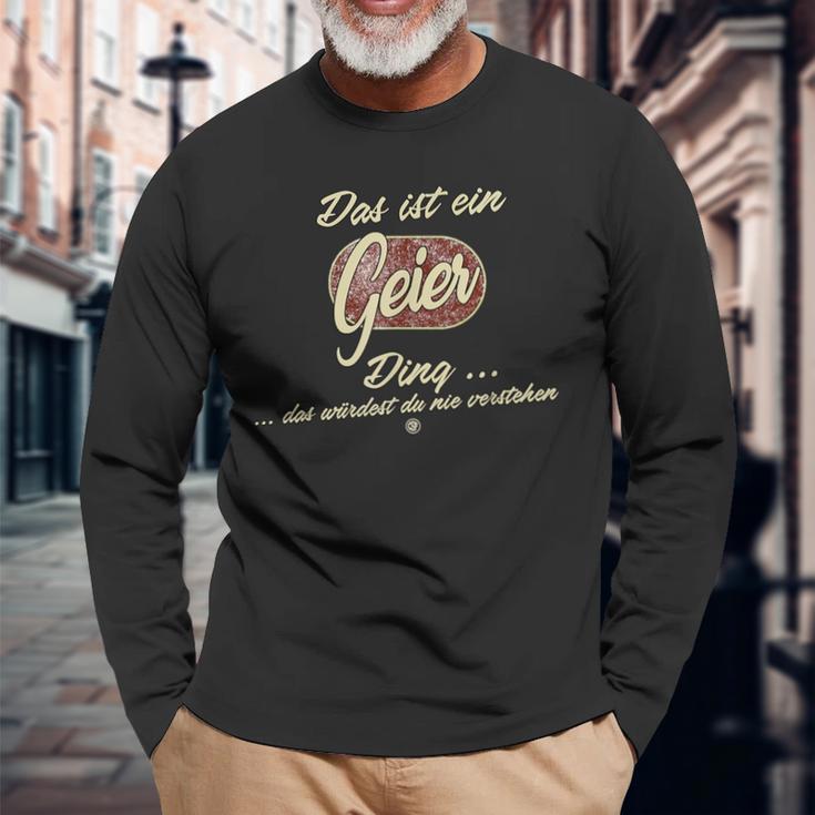 Das Ist Ein Geier Ding Das Ist Ein Geifer Ding Langarmshirts Geschenke für alte Männer