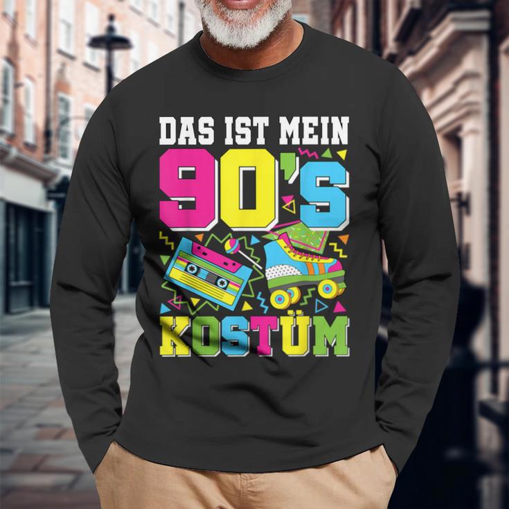 Das Ist Mein 90S Kostüm 90S Motto Party Outfit Langarmshirts Geschenke für alte Männer