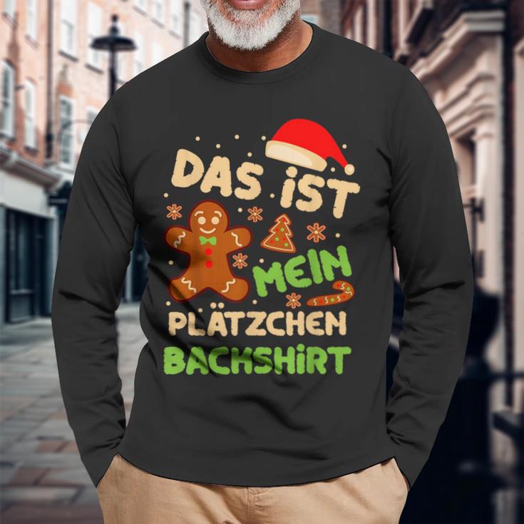 Das Ist Mein Plätzchen Back Outfit Christmas Langarmshirts Geschenke für alte Männer