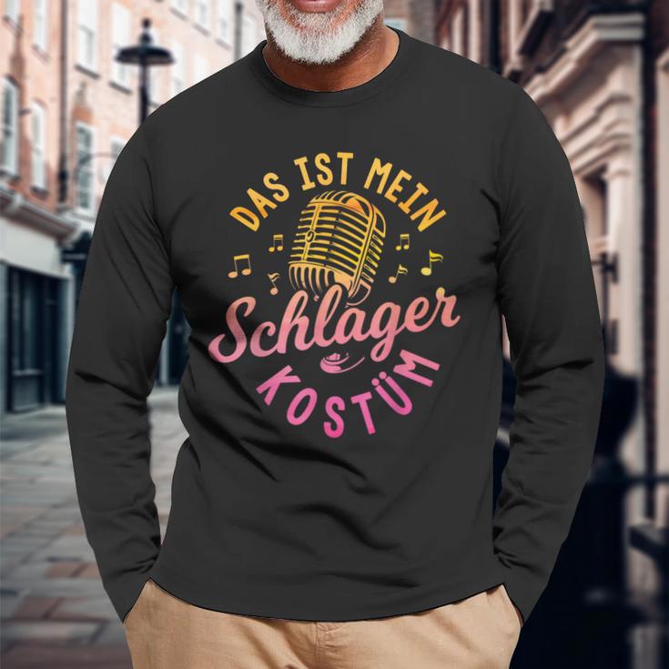 Das Ist Mein Schlager Costume Langarmshirts Geschenke für alte Männer