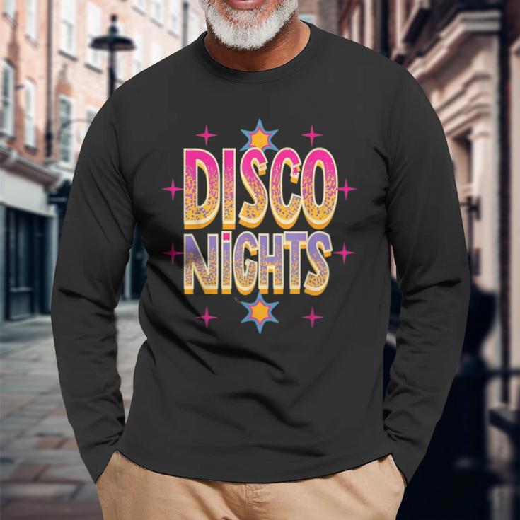 Dazzling Disco Träume Langarmshirts Geschenke für alte Männer