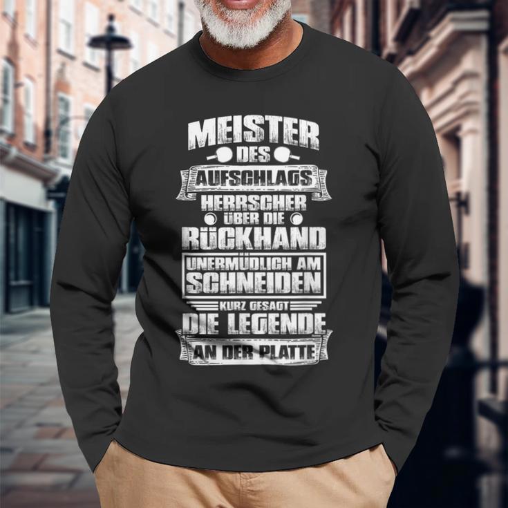 Die Legende An Der Plate Langarmshirts Geschenke für alte Männer