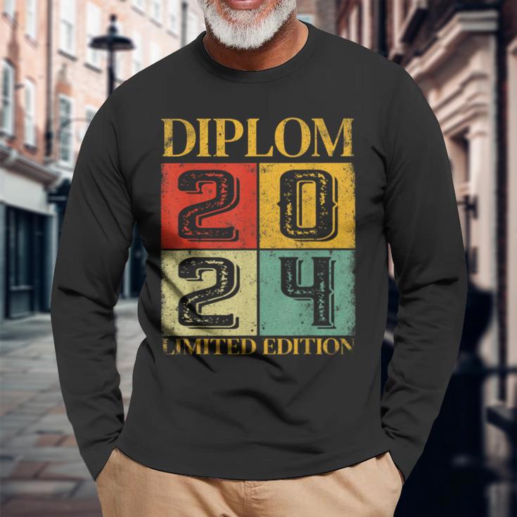 Diplom Geschafft Legende 2024 Langarmshirts Geschenke für alte Männer