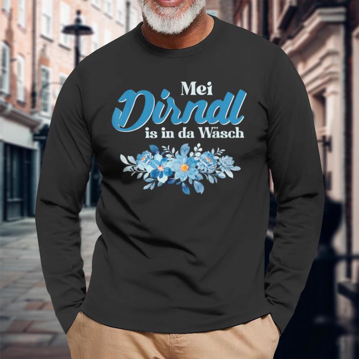 Dirndl Municholksfest Mei Dirndl Ist In Der Wäsche Langarmshirts Geschenke für alte Männer