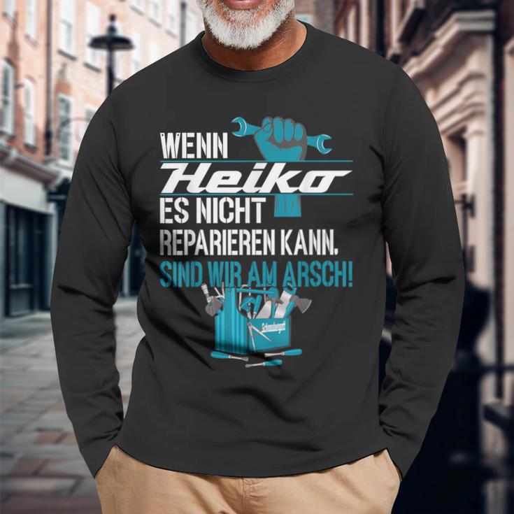 Diy Wenn Heiko Es Nicht Reparieren Kann Langarmshirts Geschenke für alte Männer