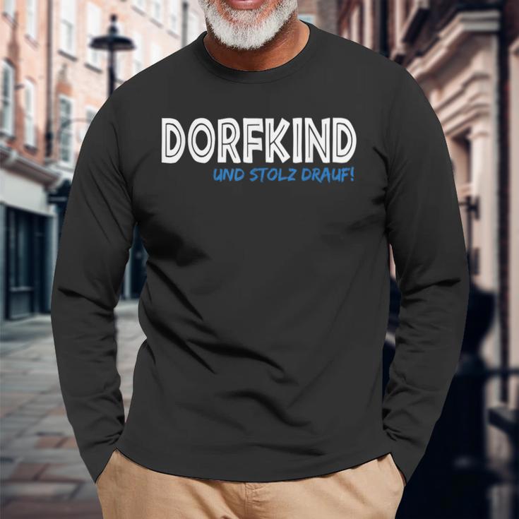 Dorfkind Und Stolz Drauf Dorfkind S Langarmshirts Geschenke für alte Männer