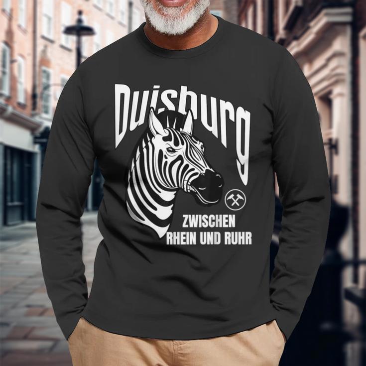 Duisburg Rhein Und Ruhr Duisburger Langarmshirts Geschenke für alte Männer