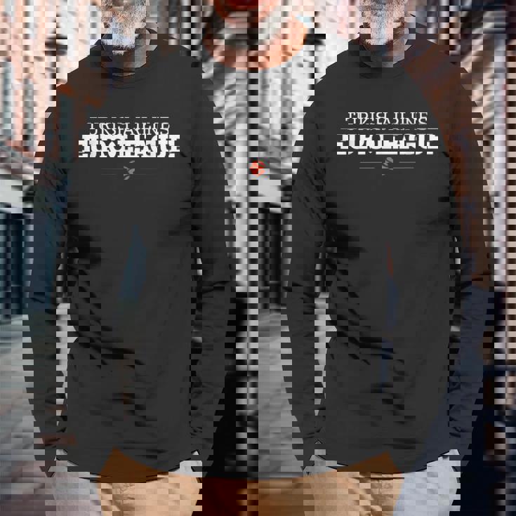Elegance Collection Turkish Airlines Euroleague 2 Maglietta a maniche lunghe Regalos para ancianos