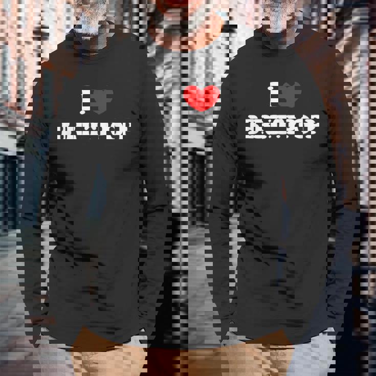 Me Encanta El Britpop Me Encanta El Britpop Camiseta de manga larga Regalos para ancianos