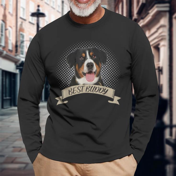 Entlebucher Mountain Dog Best Friend Langarmshirts Geschenke für alte Männer