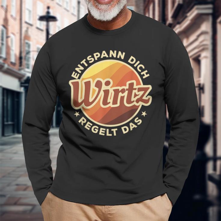 Entspann Dich Wirtz Regelt Das Langarmshirts Geschenke für alte Männer