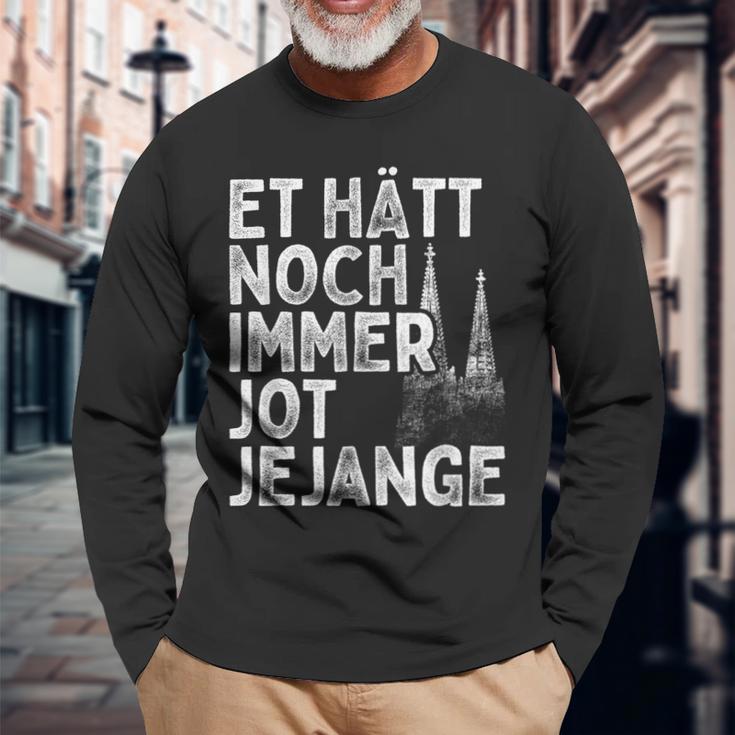 Et Hätt Noch Immer Jot Jejange Grundgesetz Carnival In Cologne Langarmshirts Geschenke für alte Männer