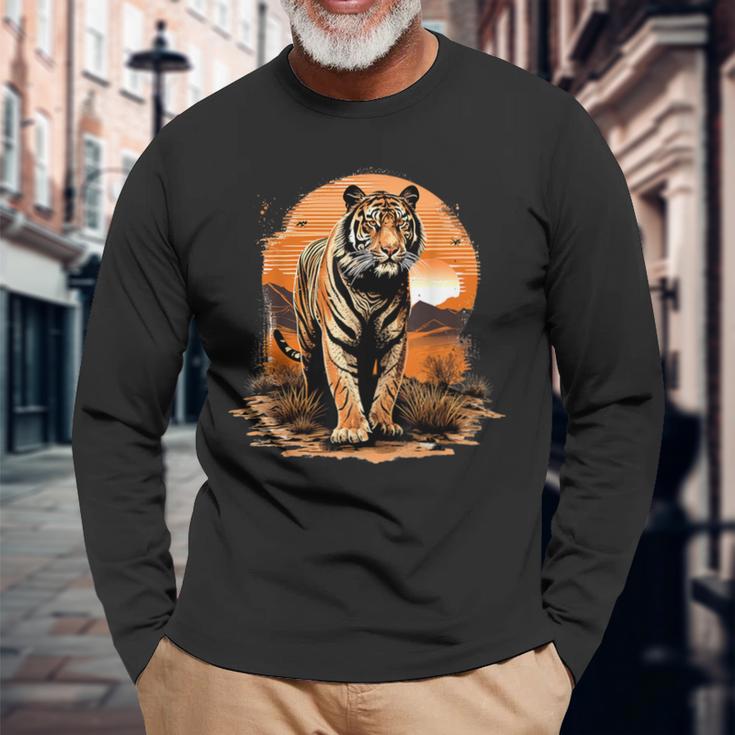 Fabled Tiger Dynasty Langarmshirts Geschenke für alte Männer