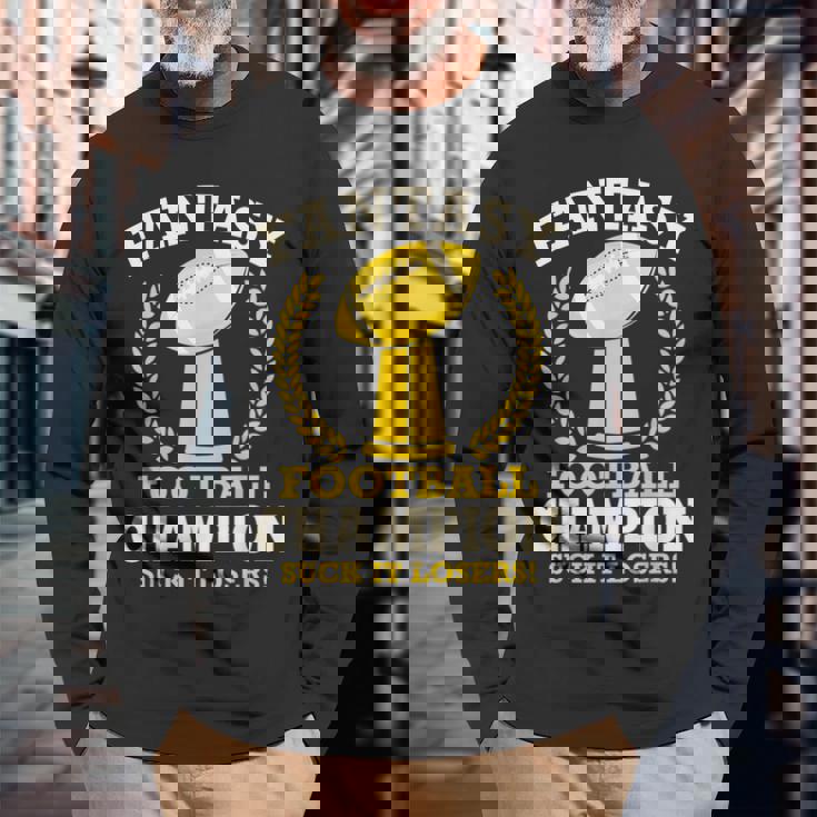 Fantasy Football Champion Fantasy Football Champ Long Sleeve T Shirt Monsterry
