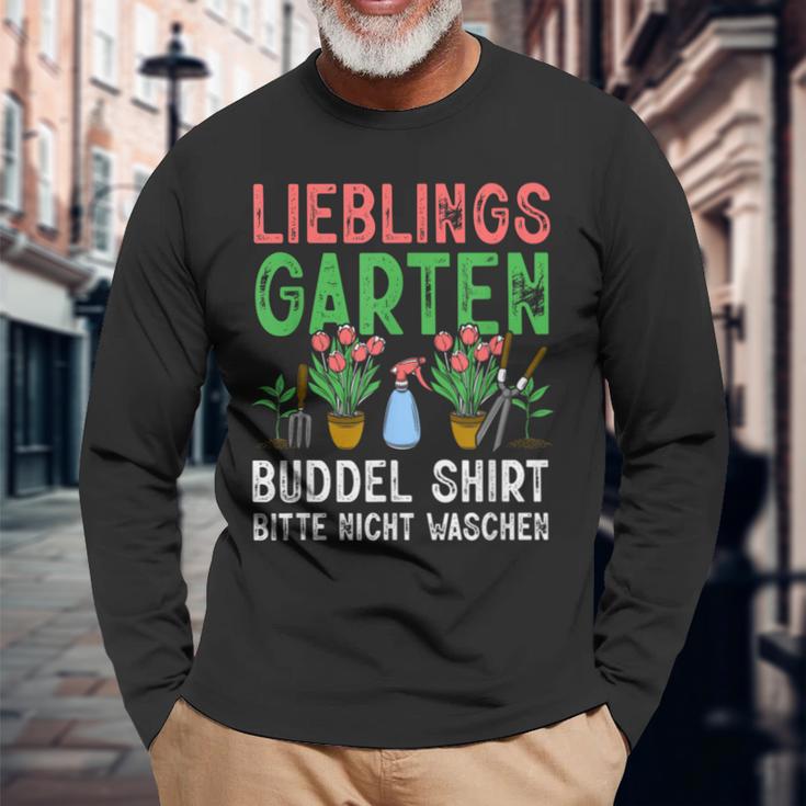 Favourite Garden Buddel Hobby Gardener Langarmshirts Geschenke für alte Männer