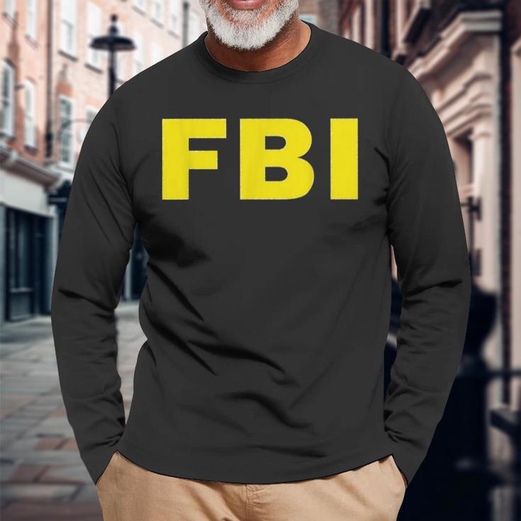 Federal Bureau Of Investigation Fbi Costume Langarmshirts Geschenke für alte Männer