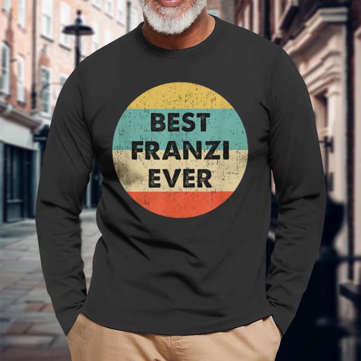 Franzi First Name Langarmshirts Geschenke für alte Männer