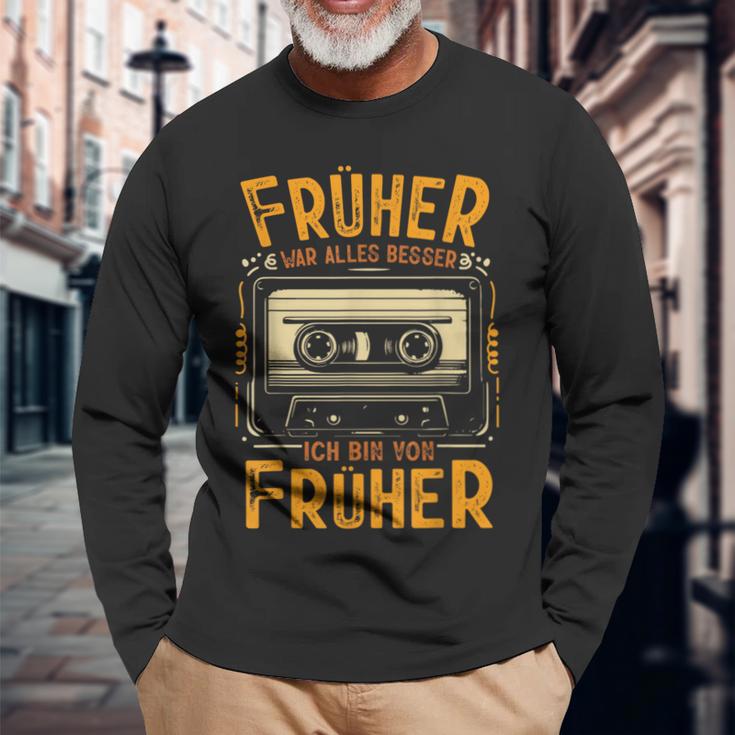 Früher War Alles Besser Ich Binon Früher War Alles Besser Ich Langarmshirts Geschenke für alte Männer