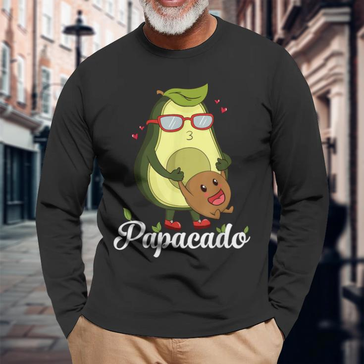 Avocado Papacado S Langarmshirts Geschenke für alte Männer