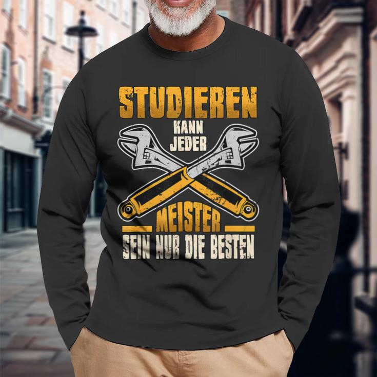 Car Mechatronic Car Workshop Slogan Langarmshirts Geschenke für alte Männer