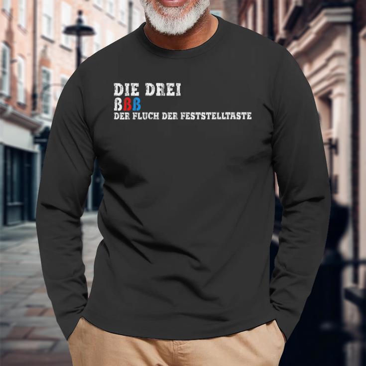 Die Drei ßßß Der Pirse Der Lock Langarmshirts Geschenke für alte Männer