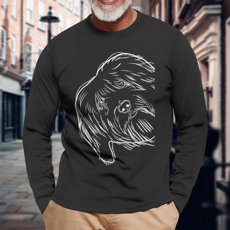 Dog Tibet Terrier Langarmshirts Geschenke für alte Männer