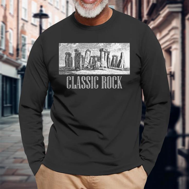 Stonehenge England History Meme Souvenir Langarmshirts Geschenke für alte Männer