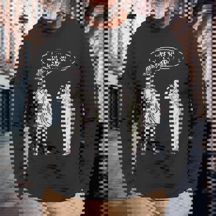 Whats Up Habibi Ares Afrodite Mitologia Moderna Maglietta a maniche lunghe Regalos para ancianos