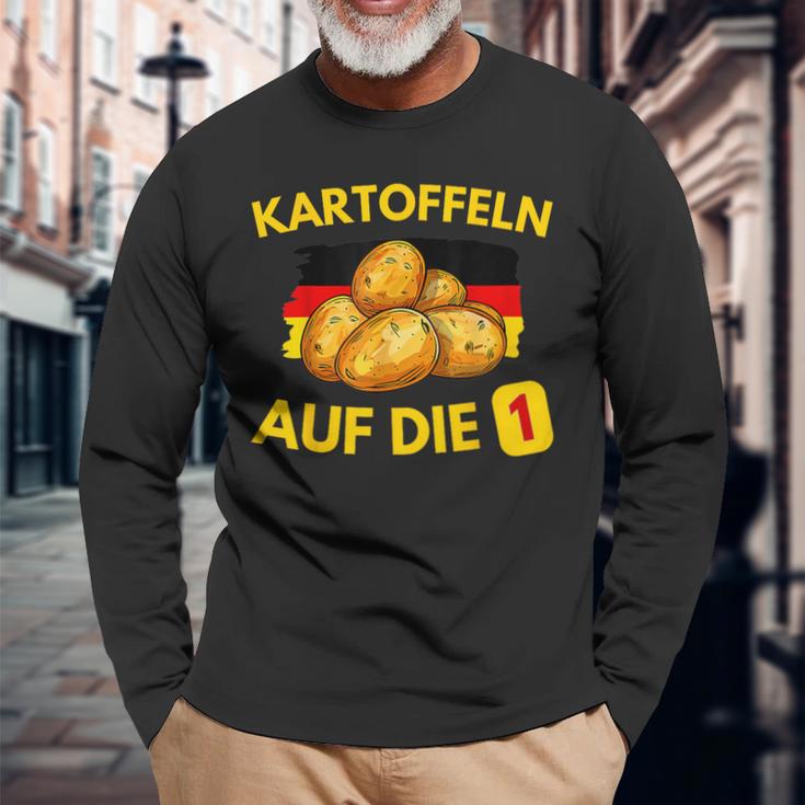 German Kartoffeln Auf 1 Langarmshirts Geschenke für alte Männer