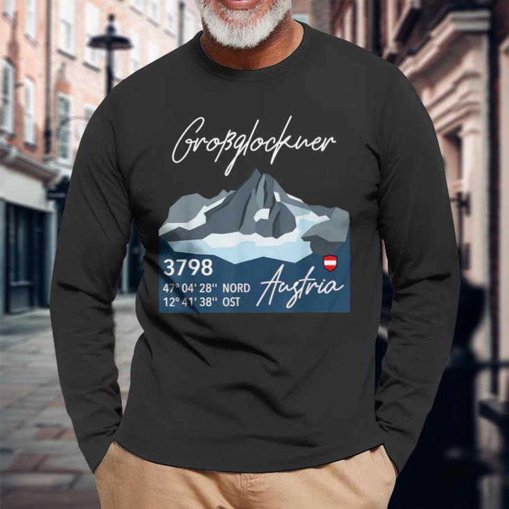 Großglockner Austria Gipfel Der Berg Ruft Cool Hiking Langarmshirts Geschenke für alte Männer