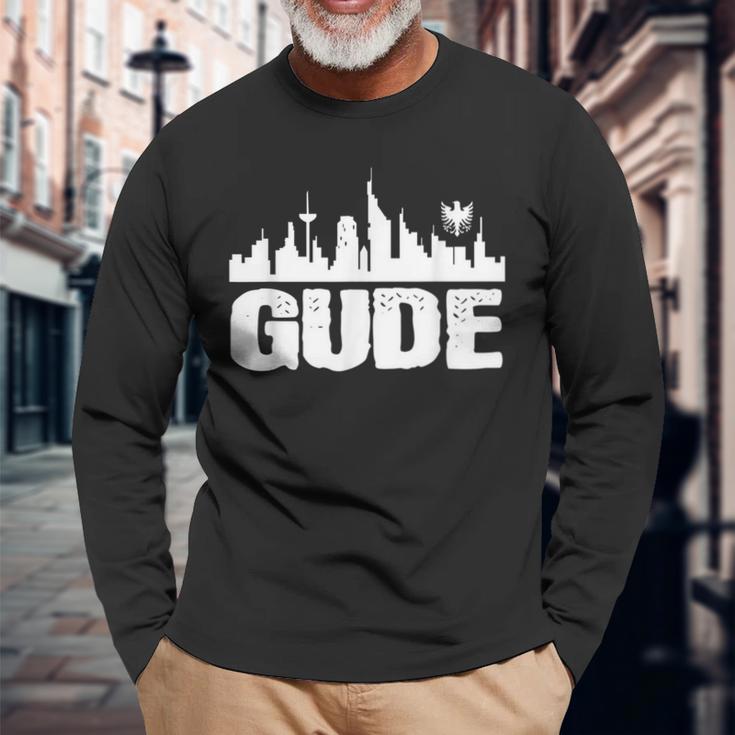 Gude Hessian Sayings Words Frankfurt Hessentag Langarmshirts Geschenke für alte Männer