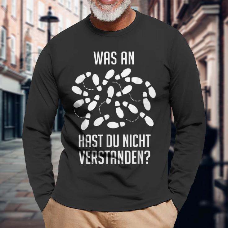 Was Hast Du Nichterstanden Tanzenschritte Tanzen Tänzer Langarmshirts Geschenke für alte Männer