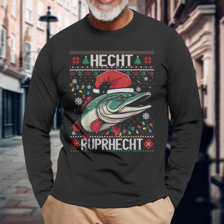 Hecht Ruprhecht Knecht Ugly Christmas Sweater Langarmshirts Geschenke für alte Männer