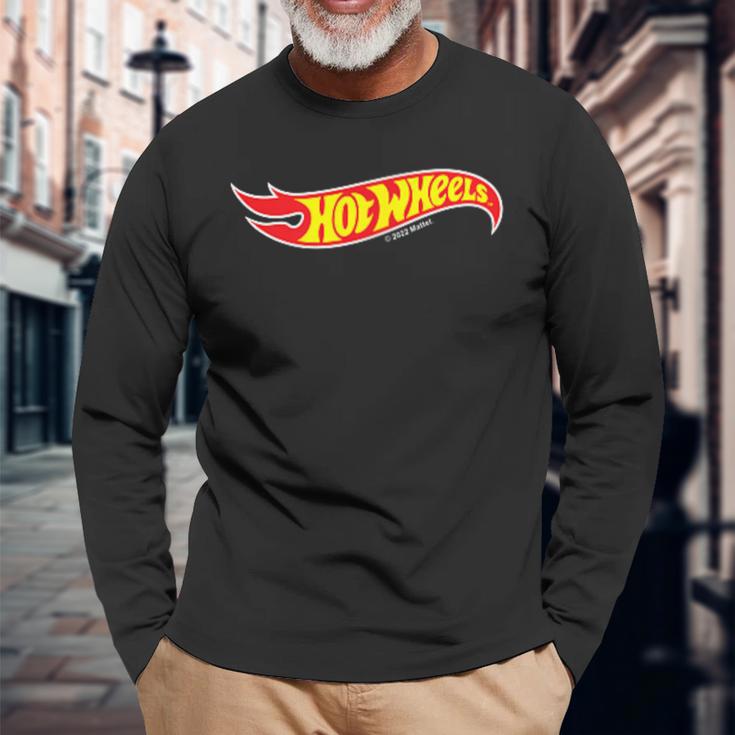 Hot Wheels Hot Wheels Logo Langarmshirts Geschenke für alte Männer