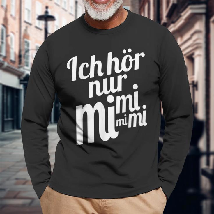 Ich Hörnur Nur Mimimi Langarmshirts Geschenke für alte Männer