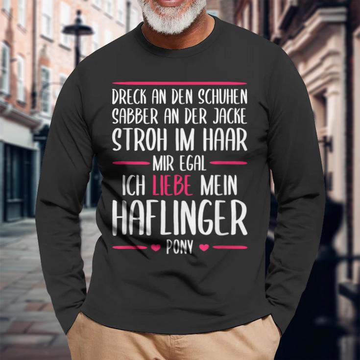 Ich Liebe Mein Haflinger Pony Ich Liebe Mein Haflinger Langarmshirts Geschenke für alte Männer