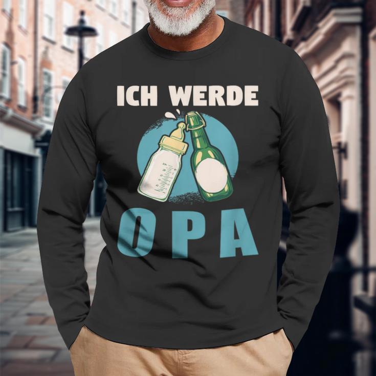 Ich Werde Opa 20242025 Langarmshirts Geschenke für alte Männer