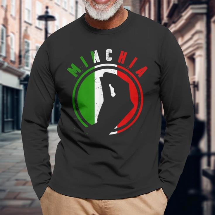 Italian Sicily Langarmshirts Geschenke für alte Männer