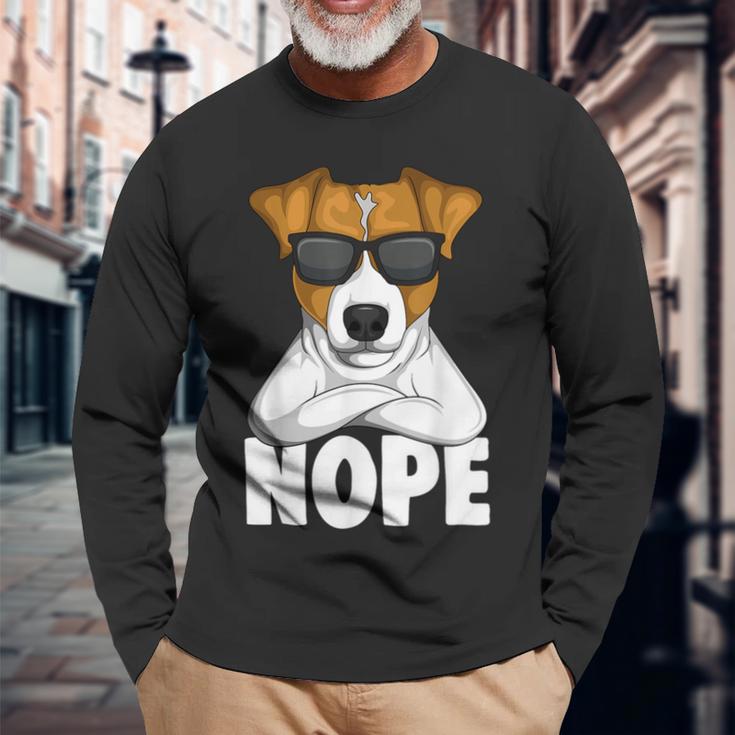 Jack Russell Terrier Dog Langarmshirts Geschenke für alte Männer