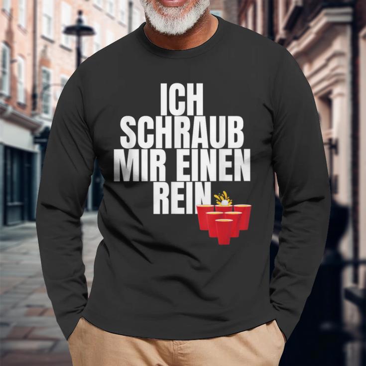 Julian Ich Schraub Mir Einen Rein Krause Malle 2024 Ich Schraub Langarmshirts Geschenke für alte Männer