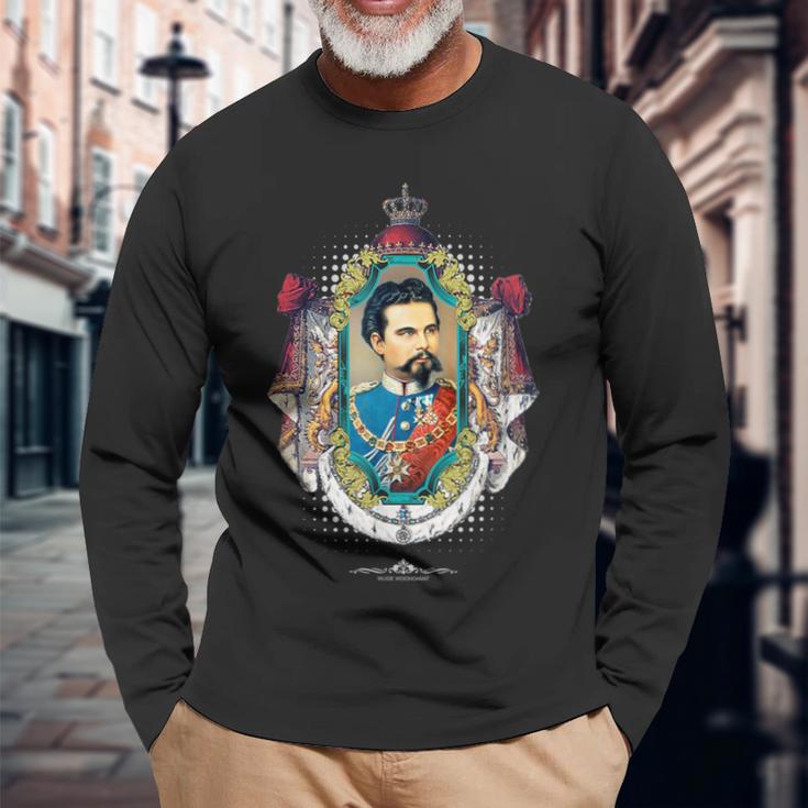 King Ludwig Ii Prunk Langarmshirts Geschenke für alte Männer