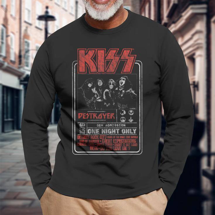 Kiss Nur Eine Nacht Langarmshirts Geschenke für alte Männer