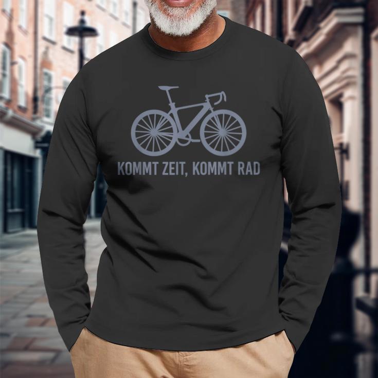 Kommt Zeit Kommt Zeit Kommt Zeit Kommt Rad Kommt Zeit Kommt Rad Langarmshirts Geschenke für alte Männer