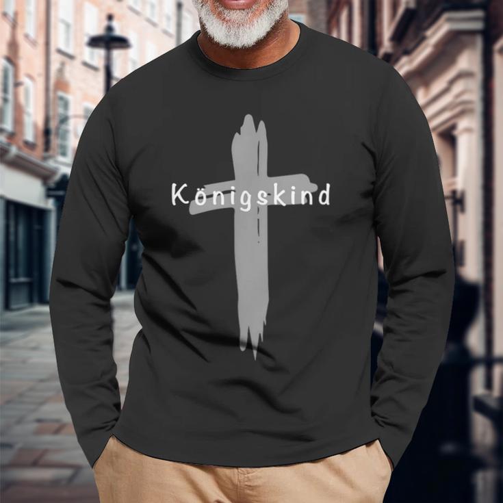 Königskind Faith Leben Christlich Langarmshirts Geschenke für alte Männer